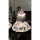 Niulatu Ball Gown Spaghetti Straps Lace Summer 18th Birthday Dress Lolita Dress Mini 18th Birthday Outfits Short Lolita Outfit HZ1214