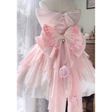 Niulatu Ball Gown Off The Shoulder Pink Mini Summer 16th Birthday Dress Lolita Dress Mini 18th Birthday Outfits Short Lolita Outfit HZ1214