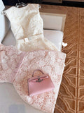 Elegant A line Scoop Lace Short White Mini Formal 8th Grade Homecoming Dresses Middle School Cocktail Dress Hoco Outfits HZ1121