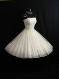 Pretty Ball Gown Spaghetti Straps Tulle White Formal 8th Grade Homecoming Dresses Summer Middle School Hoco Dress 6th Grade Graduation Outfits HZ1214
