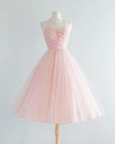 Pretty Ball Gown Halter Pink Tulle Formal 8th Grade Homecoming Dresses Summer Middle School Hoco Dress 6th Grade Graduation Outfits HZ1214