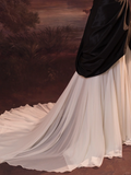 Pretty Wedding Dress Ball Gown Spaghetti Straps Black Satin Long Vintage Wedding Dresses Bridal Gowns Brides Gown HZ1214