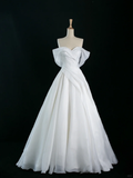 Pretty Wedding Dress Ball Gown Off The Shoulder Short Sleeves White Long Wedding Dresses Bridal Gowns Brides Gown HZ1214