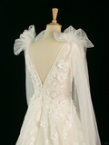 Pretty Wedding Dress Ball Gown V Neck Sleeveless Tulle Lace Long Vintage Wedding Dresses Bridal Gowns Brides Gown HZ1214