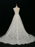Elegant Wedding Dress Ball Gown One Shoulder Sleeveless White Lace Summer Wedding Dresses Bride Dress Bridal Gowns HZ1214