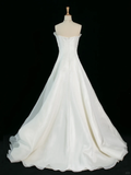 Elegant Wedding Dress Ball Gown Strapless Sleeveless White Summer Long Wedding Dresses Bride Dress Bridal Gowns HZ1214