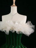 Cute Ball Gown Strapless Dark Green Short Velvet Formal 8th Grade Homecoming Dresses Summer Middle School Hoco Dress Homecoming Outfits HZ1214