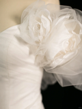 Pretty Wedding Dress Mermaid Off The Shoulder Short Sleeves Tulle Long Vintage Wedding Dresses Bridal Gowns Brides Gown HZ1214