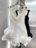 Pretty Sheath Square Black Velvet Short Formal 8th Grade Homecoming Dresses Middle School Hoco Dress Graduation Outfits HZ1214