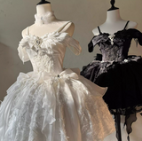 Pretty Ball Gown White Satin Short Formal 8th Grade Homecoming Dresses Summer Middle School Hoco Dress 6th Grade Graduation Outfits HZ1214