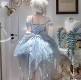 Pretty Ball Gown White Satin Short Formal 8th Grade Homecoming Dresses Summer Middle School Hoco Dress 6th Grade Graduation Outfits HZ1214