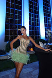 Pretty Sheath Straps Sequin Mint Green Short Formal 8th Grade Homecoming Dresses Summer Middle School Hoco Dress 6th Grade Graduation Outfits HZ1214