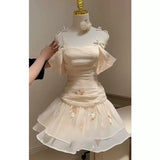 Pretty A Line Off The Shoulder Chiffon Short Formal 8th Grade Homecoming Dresses Summer Middle School Hoco Dress 6th Grade Graduation Outfits 21st Birthday Dress HZ1214