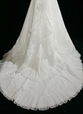 Vintage Wedding Dress 1950s 1940s Ball Gown Square Neck Lace White Long Wedding Dresses Bridal Gowns Brides Gown HZ1214