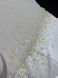 Cute Ball Gown Scoop White Tulle Short Mini Formal 8th Grade Homecoming Dresses Summer Middle School Hoco Dress Homecoming Outfits HZ1214