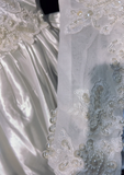 Retro Wedding Dress 1950s 1940s Ball Gown High Neck Lace White Long Sleeves Wedding Dresses Bridal Gowns Brides Gown HZ1214