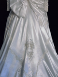 Retro Wedding Dress 1950s 1940s Ball Gown High Neck Lace White Long Sleeves Wedding Dresses Bridal Gowns Brides Gown HZ1214