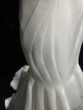 Vintage Wedding Dress 1950s 1940s Mermaid Sweetheart Satin White Long Wedding Dresses Bridal Gowns Brides Gown HZ1214