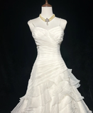 Retro Wedding Dress 1950s 1940s Ball Gown Spaghetti Straps White Long Wedding Dresses Bridal Gowns Brides Gown HZ1214