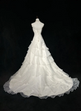 Retro Wedding Dress 1950s 1940s Ball Gown Spaghetti Straps White Long Wedding Dresses Bridal Gowns Brides Gown HZ1214