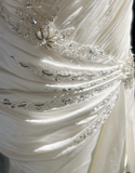 Retro Wedding Dress 1950s 1940s Mermaid Spaghetti Straps Long Wedding Dresses Bridal Gowns Brides Gown HZ1214