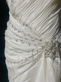Retro Wedding Dress 1950s 1940s Mermaid Spaghetti Straps Long Wedding Dresses Bridal Gowns Brides Gown HZ1214