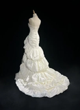 Retro Wedding Dress 1950s 1940s Mermaid Spaghetti Straps Taffeta Long Wedding Dresses Bridal Gowns Brides Gown HZ1214
