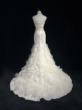 Retro Wedding Dress 1950s 1940s Mermaid Spaghetti Straps Tulle Long Wedding Dresses Bridal Gowns Elegant Brides Gown HZ1214