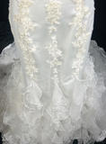 Retro Wedding Dress 1950s 1940s Mermaid Spaghetti Straps Tulle Long Wedding Dresses Bridal Gowns Elegant Brides Gown HZ1214