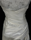 Vintage Wedding Dress 1970s High Low Strapless Lace Ivory Wedding Dresses Bridal Gowns Elegant Brides Gown HZ1214