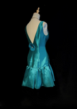 Cute Ball Gown V Neck Satin Short Mini Formal 8th Grade Homecoming Dresses Summer Middle School Hoco Dress Homecoming Outfits HZ1214