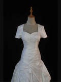 Vintage Wedding Dress 1970s Mermaid Sweetheart White Satin Long Wedding Dresses Bridal Gowns Elegant Brides Gown HZ1214