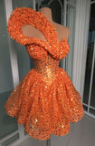 Fancy Short Hoco Dresses A line Sweetheart Sequin Mini Formal 8th Grade Homecoming Dresses Summer Middle School Homecoming Outfits HZ1214