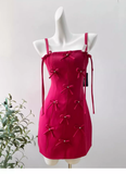 Pretty A line Spaghetti Straps Hot Pink Satin Short Formal 8th Grade Homecoming Dresses Summer Middle School Hoco Dress Homecoming Outfits HZ1214