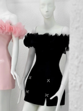 Cute A line Off The Shoulder White Mini Short Formal 8th Grade Homecoming Dresses Summer Middle School Hoco Dress Homecoming Outfits HZ1214
