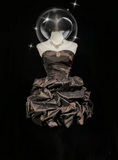 Vintage Ball Gown Sweetheart Taffeta Brown Sleeveless Mini Short Formal 8th Grade Homecoming Dresses Summer Middle School Hoco Dress Homecoming Outfits HZ1214