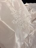 Vintage Bridal Gown 1960s Ball Gown Off The Shoulder Ivory Long Summer Autumn Wedding Dresses Elegant Bridal Gowns HZ1214