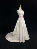 Vintage Bridal Gown 1960s Ball Gown Off The Shoulder Ivory Long Summer Autumn Wedding Dresses Elegant Bridal Gowns HZ1214