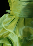 Vintage Ball Gown Sweetheart Taffeta Green Sleeveless Mini Short Formal 8th Grade Homecoming Dresses Summer Middle School Hoco Dress Homecoming Outfits HZ1214