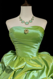 Vintage Ball Gown Sweetheart Taffeta Green Sleeveless Mini Short Formal 8th Grade Homecoming Dresses Summer Middle School Hoco Dress Homecoming Outfits HZ1214