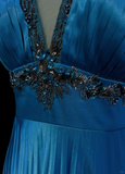 Pretty A line Halter Royal Blue Tea Length Formal 8th Grade Homecoming Dresses Summer Middle School Hoco Dress Homecoming Outfits HZ1214