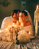Dreamy Wedding Dress Mermaid Off The Shoulder Satin White Wedding Dresses Bridal Gowns HZ1214