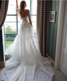 Modest Bridal Gown Ball Gown Strapless White Lace Long Summer Autumn Wedding Dresses Elegant Bridal Gowns HZ1214