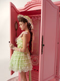 Cute Ball Gown Spaghetti Straps Mint Green Short Homecoming Dress Summer Middle School Formal 8th Grade Hoco Dresses Summer Homecoming Outfits HZ1214