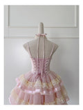 Cute Ball Gown Spaghetti Straps Pink Short Homecoming Dress Summer Middle School Formal 8th Grade Hoco Dresses Summer Homecoming Outfits HZ1214