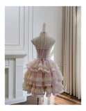 Cute Ball Gown Spaghetti Straps Pink Short Homecoming Dress Summer Middle School Formal 8th Grade Hoco Dresses Summer Homecoming Outfits HZ1214