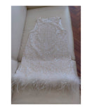 Cute A line Scoop Neck Short White Sequin Formal 8th Grade Homecoming Dresses Summer Middle School Hoco Dress Homecoming Outfits HZ1214