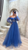 Niulatu mint green corset tulle dress prom dress evening gown HZ1007