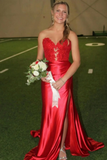 Elegant Sheath Royal Blue Sweetheart Long Birthday Dress Prom Dress Baddie Summer 20th Birthday Outfit HZ1214