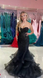 Elegant Mermaid Sweetheart Lace Pink Long Birthday Dress Prom Dress Baddie Summer 20th Birthday Outfit HZ1214